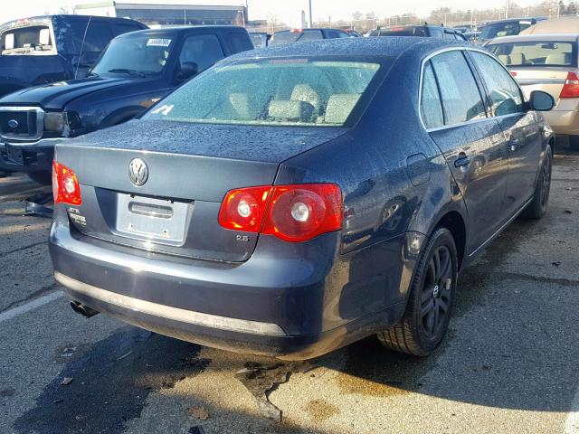 3VWRF71K86M746620 - 2006 VOLKSWAGEN JETTA 2.5 BLUE photo 4