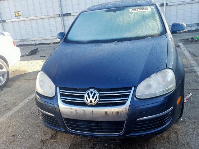 3VWRF71K86M746620 - 2006 VOLKSWAGEN JETTA 2.5 BLUE photo 9