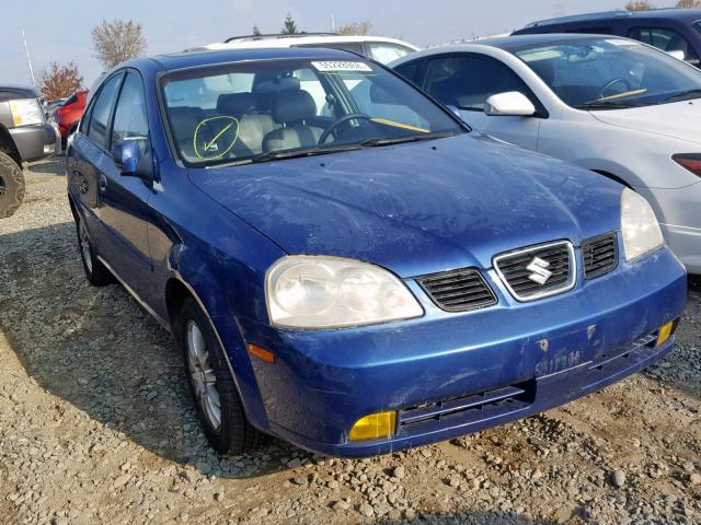 KL5JJ52Z04K940292 - 2004 SUZUKI FORENZA LX BLUE photo 1