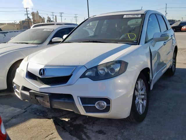 5J8TB2H21BA002055 - 2011 ACURA RDX WHITE photo 2