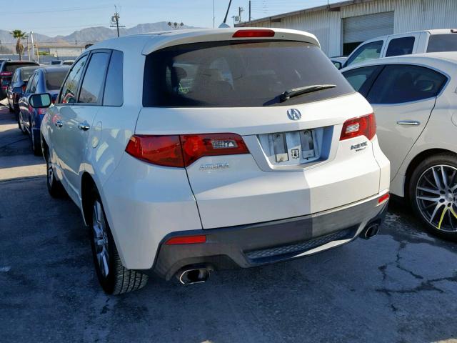 5J8TB2H21BA002055 - 2011 ACURA RDX WHITE photo 3