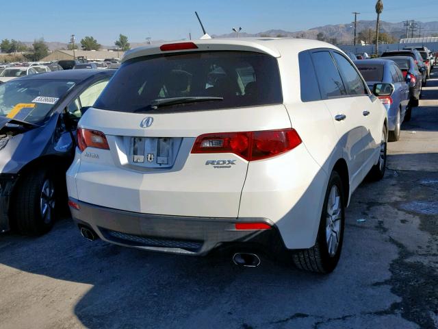 5J8TB2H21BA002055 - 2011 ACURA RDX WHITE photo 4