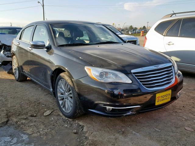 1C3BC2FB0BN569672 - 2011 CHRYSLER 200 LIMITE BLACK photo 1