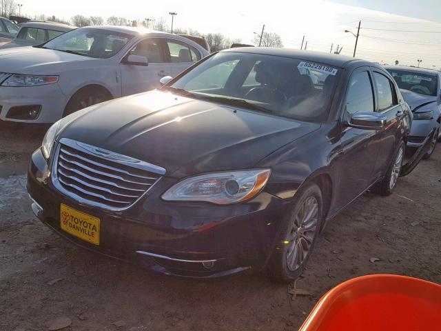 1C3BC2FB0BN569672 - 2011 CHRYSLER 200 LIMITE BLACK photo 2