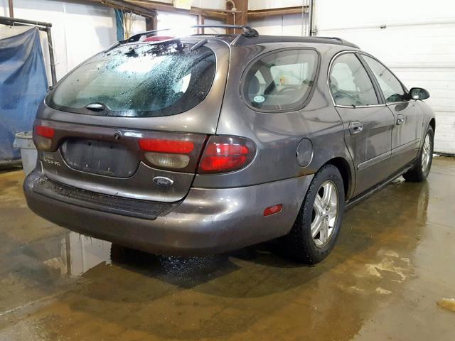 1FAFP59S62G150668 - 2002 FORD TAURUS SEL GRAY photo 4