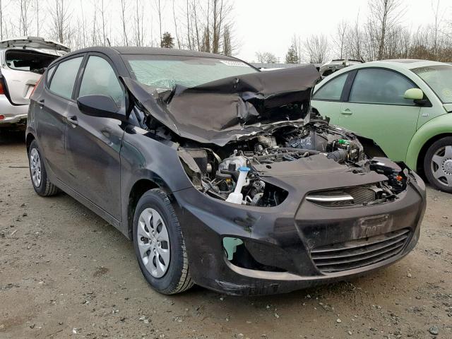 KMHCT5AE7GU296242 - 2016 HYUNDAI ACCENT SE BLACK photo 1