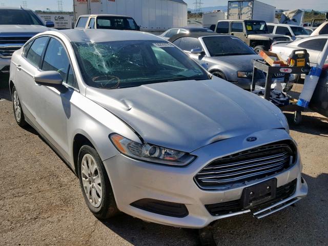 1FA6P0G79E5372915 - 2014 FORD FUSION S SILVER photo 1