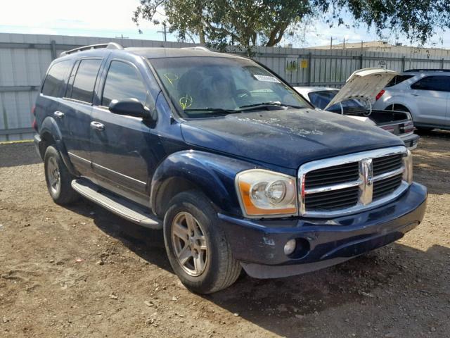 1D4HD48K16F119026 - 2006 DODGE DURANGO SL BLUE photo 1