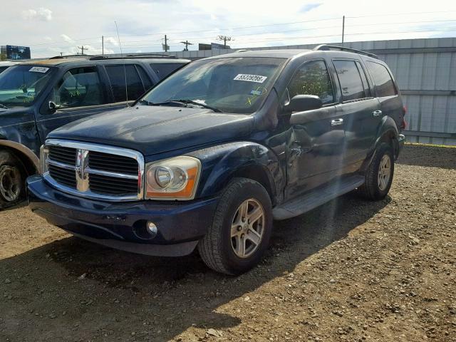 1D4HD48K16F119026 - 2006 DODGE DURANGO SL BLUE photo 2