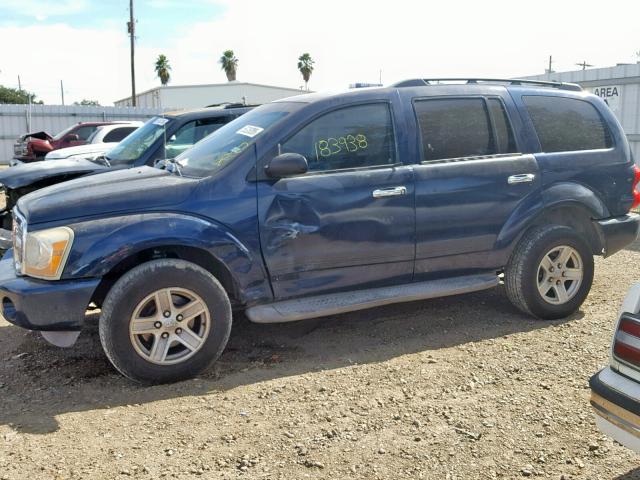 1D4HD48K16F119026 - 2006 DODGE DURANGO SL BLUE photo 9