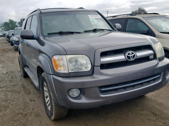 5TDBT48AX5S249799 - 2005 TOYOTA SEQUOIA LI GRAY photo 1