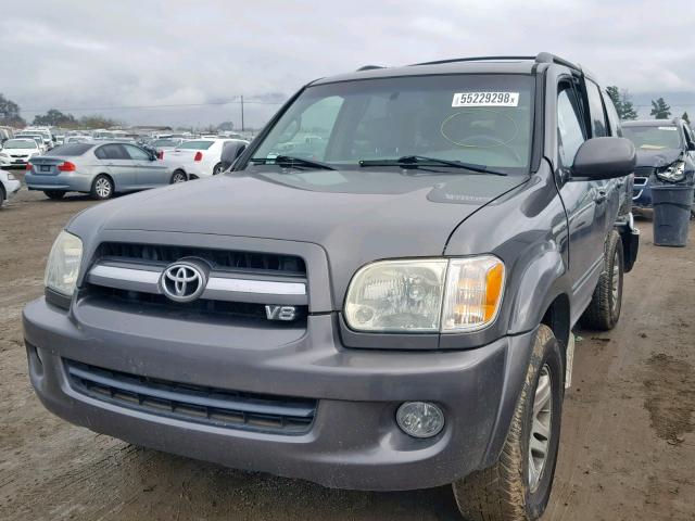 5TDBT48AX5S249799 - 2005 TOYOTA SEQUOIA LI GRAY photo 2