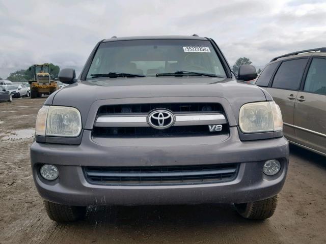 5TDBT48AX5S249799 - 2005 TOYOTA SEQUOIA LI GRAY photo 9