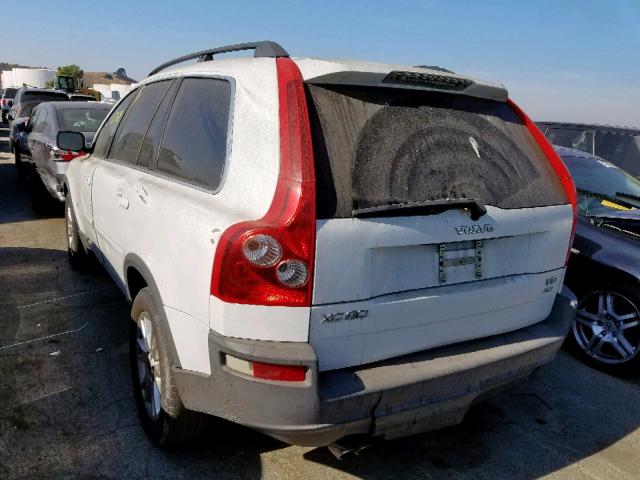 YV1CZ852351184258 - 2005 VOLVO XC90 V8 WHITE photo 3