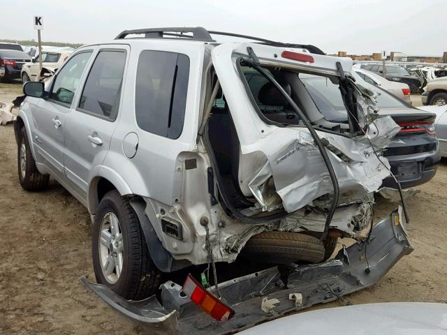 1FMYU59H87KA76086 - 2007 FORD ESCAPE HEV SILVER photo 3