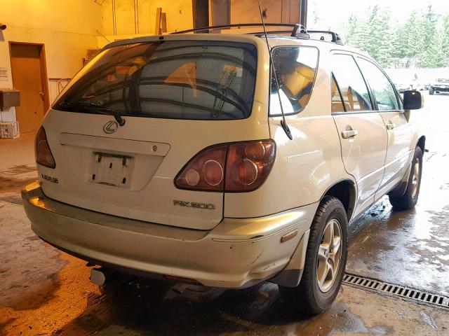 JT6HF10U2X0076377 - 1999 LEXUS RX 300 WHITE photo 4