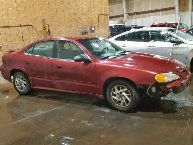 1G2NE52F54M584839 - 2004 PONTIAC GRAND AM S RED photo 1