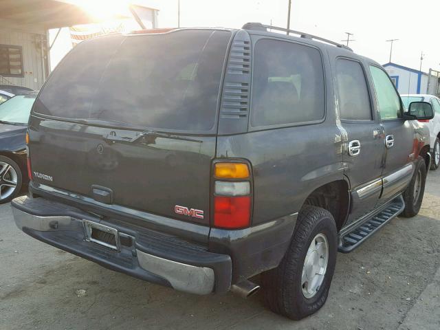 1GKEC13T64R256383 - 2004 GMC YUKON GRAY photo 4