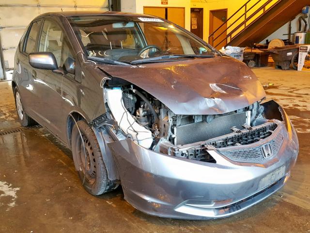 JHMGE8H39DC015371 - 2013 HONDA FIT GRAY photo 1