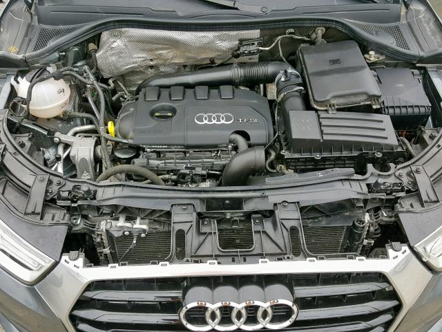 WA1HCCFSXHR001453 - 2017 AUDI Q3 PREMIUM GRAY photo 7