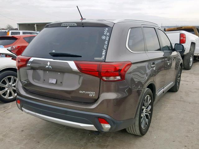 JA4JZ4AXXGZ019782 - 2016 MITSUBISHI OUTLANDER GRAY photo 4