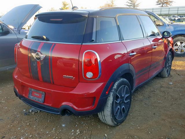 WMWZC3C54CWL87769 - 2012 MINI COOPER S C RED photo 4