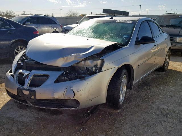 1G2ZF57B284153739 - 2008 PONTIAC G6 VALUE L SILVER photo 2