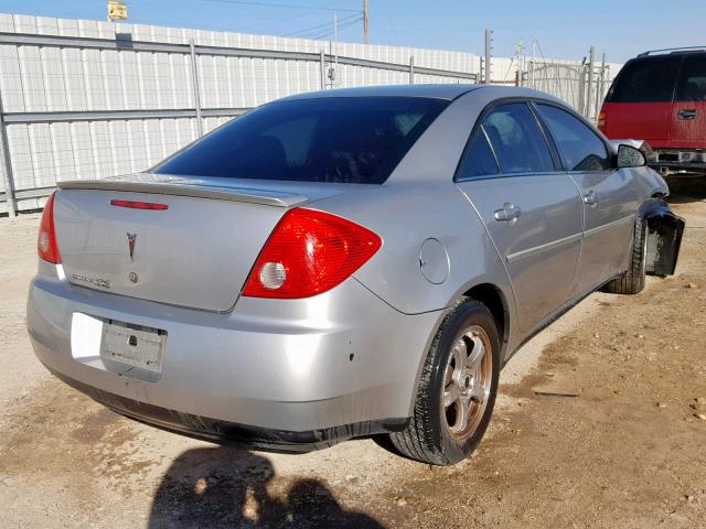 1G2ZF57B284153739 - 2008 PONTIAC G6 VALUE L SILVER photo 4