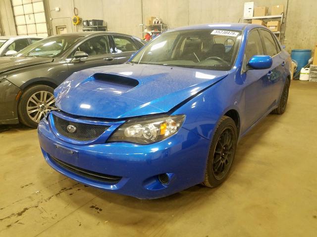 JF1GE74698G507687 - 2008 SUBARU IMPREZA WR BLUE photo 2