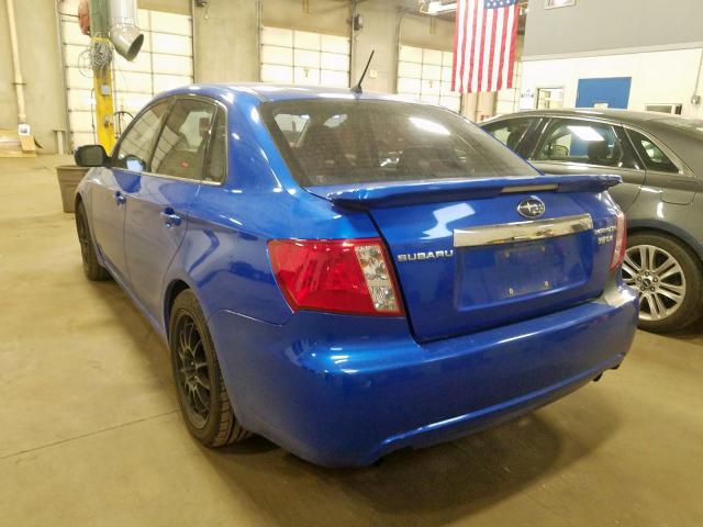 JF1GE74698G507687 - 2008 SUBARU IMPREZA WR BLUE photo 3