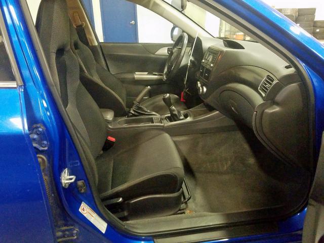 JF1GE74698G507687 - 2008 SUBARU IMPREZA WR BLUE photo 5