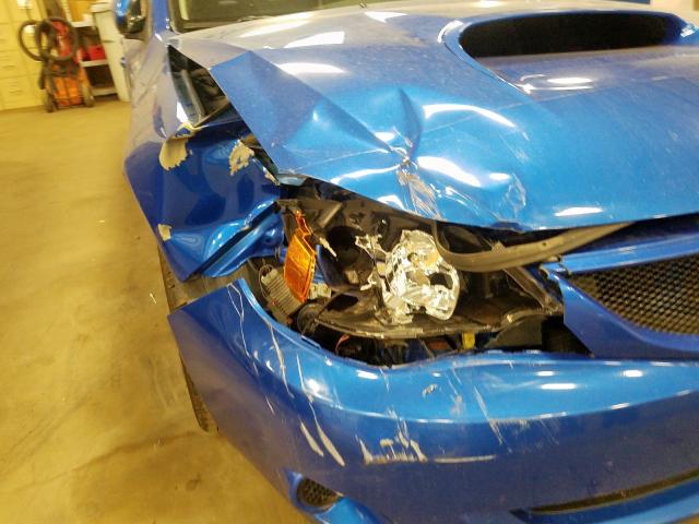 JF1GE74698G507687 - 2008 SUBARU IMPREZA WR BLUE photo 9