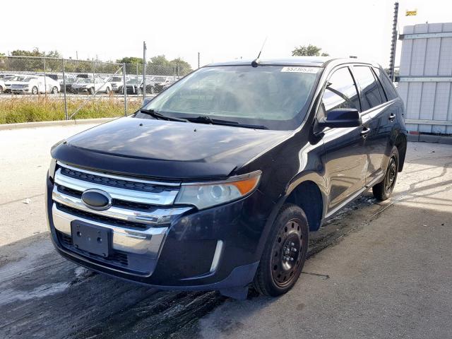 2FMDK3KC8BBB25961 - 2011 FORD EDGE LIMIT BLACK photo 2