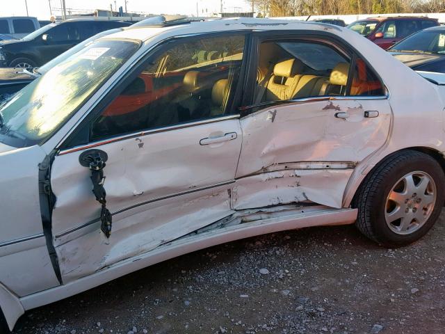 JH4KA96522C010316 - 2002 ACURA 3.5RL WHITE photo 10