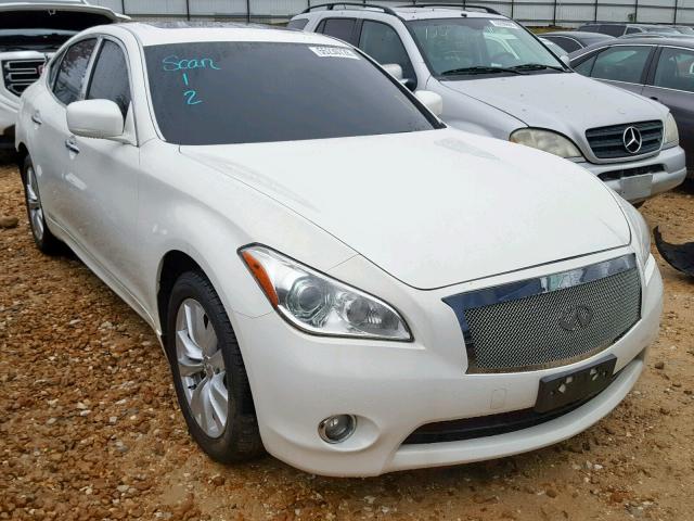 JN1BY1AR8BM374052 - 2011 INFINITI M37 X WHITE photo 1