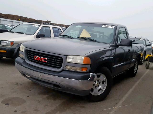 1GTEC14V0XZ527308 - 1999 GMC NEW SIERRA CHARCOAL photo 2