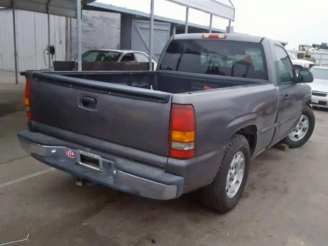 1GTEC14V0XZ527308 - 1999 GMC NEW SIERRA CHARCOAL photo 4