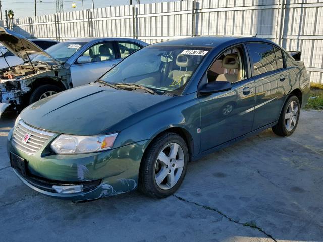 1G8AL55FX7Z182747 - 2007 SATURN ION LEVEL GREEN photo 2