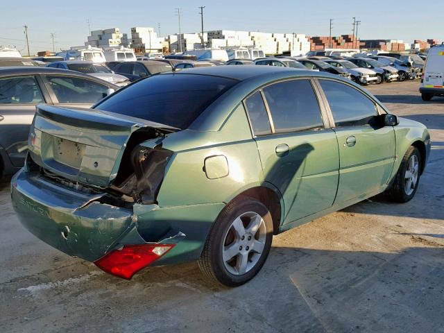 1G8AL55FX7Z182747 - 2007 SATURN ION LEVEL GREEN photo 4