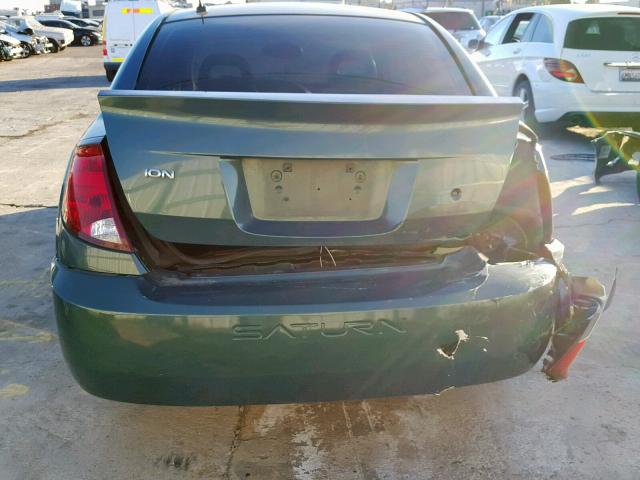 1G8AL55FX7Z182747 - 2007 SATURN ION LEVEL GREEN photo 9