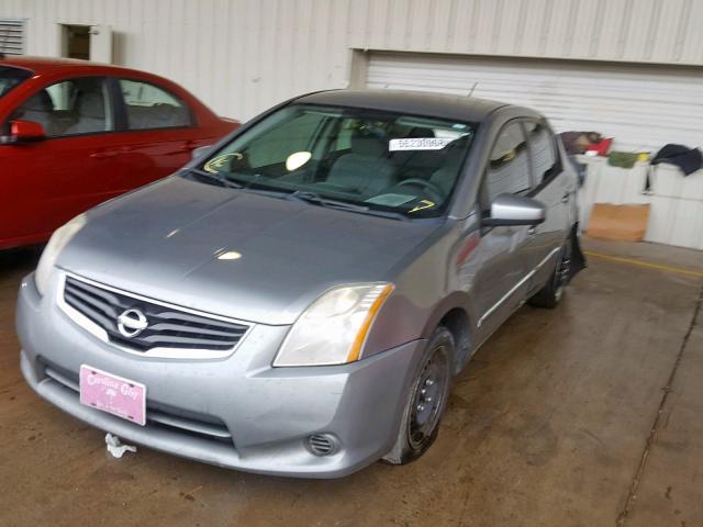 3N1AB6AP1AL724378 - 2010 NISSAN SENTRA 2.0 GRAY photo 2