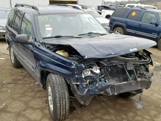 1J4GX48S94C435833 - 2004 JEEP GRAND CHER BLUE photo 1