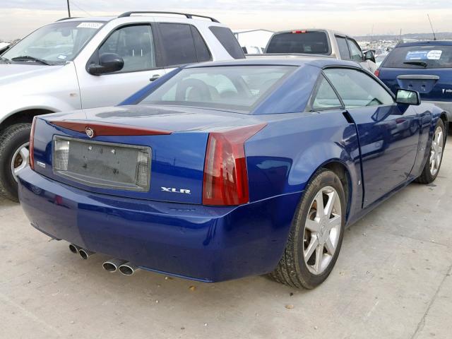 1G6YV36A165602863 - 2006 CADILLAC XLR BLUE photo 4