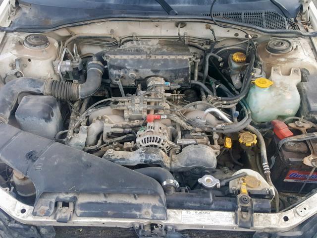 4S3BH665727635511 - 2002 SUBARU LEGACY OUT CREAM photo 7