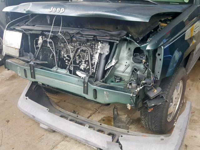 1J4FX58S3RC215807 - 1994 JEEP GRAND CHER GREEN photo 10