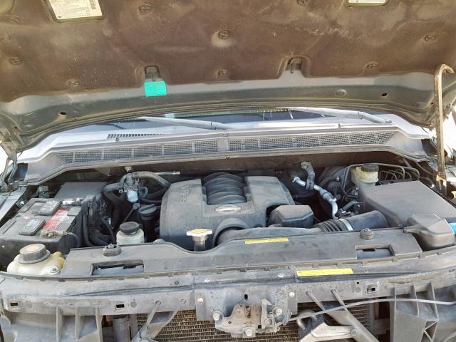 1N6AA07A94N544356 - 2004 NISSAN TITAN XE BLUE photo 7