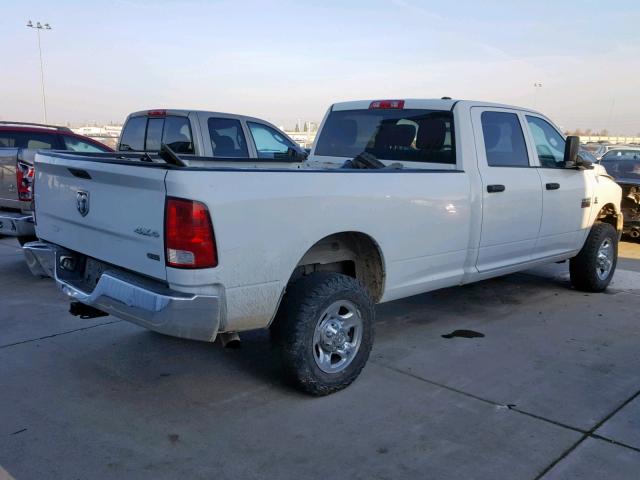 3C63D3GL9CG173008 - 2012 DODGE RAM 3500 S WHITE photo 4