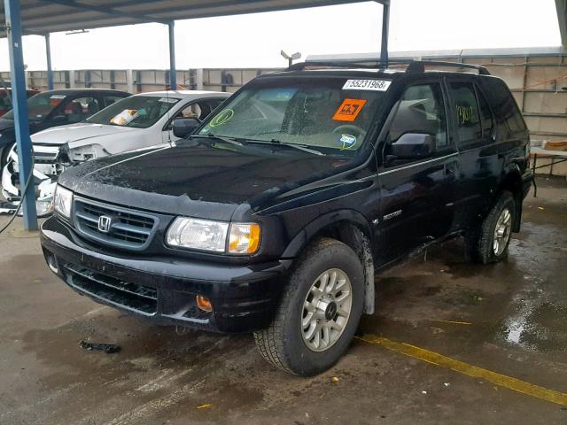 4S6CK58W3Y4402230 - 2000 HONDA PASSPORT E შავი ფოტო 2
