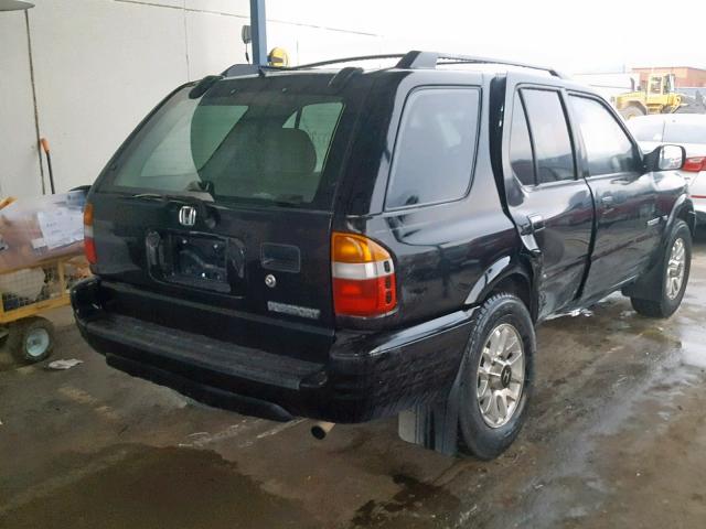 4S6CK58W3Y4402230 - 2000 HONDA PASSPORT E შავი ფოტო 4