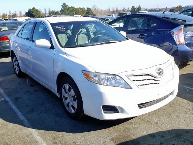 4T4BF3EK4BR218104 - 2011 TOYOTA CAMRY BASE WHITE photo 1